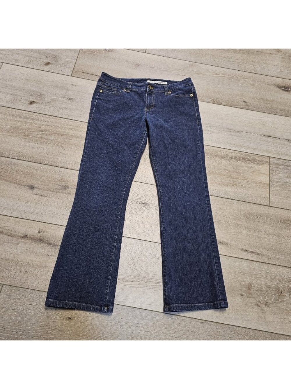 DKNY Jeans Women's Size 12 Blue Soho Boot Classic Cowgirl Preppy Western